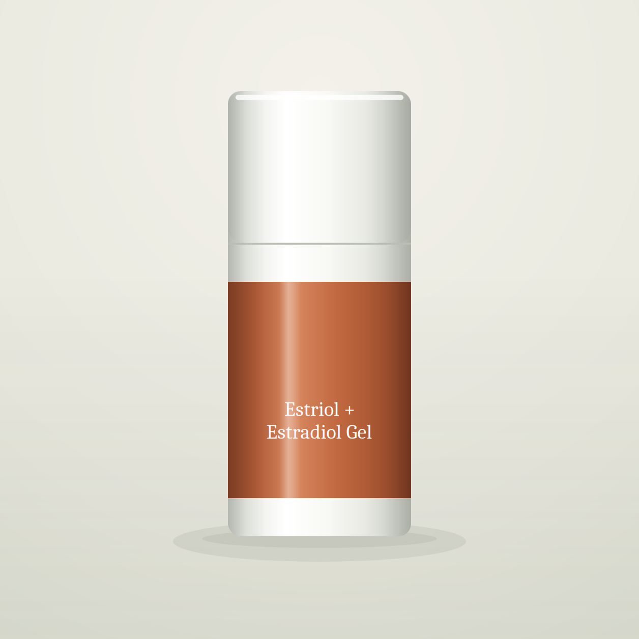 Estriol + Estradiol Gel — illustrative product render