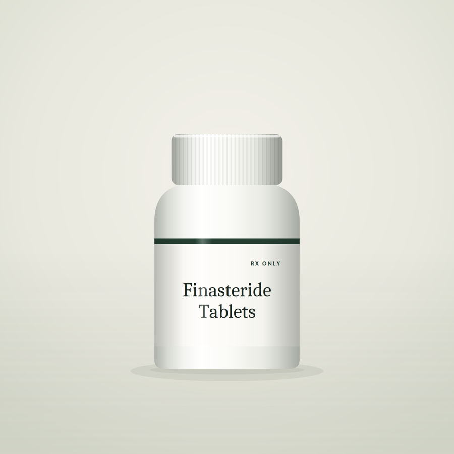 Finasteride — illustrative product render