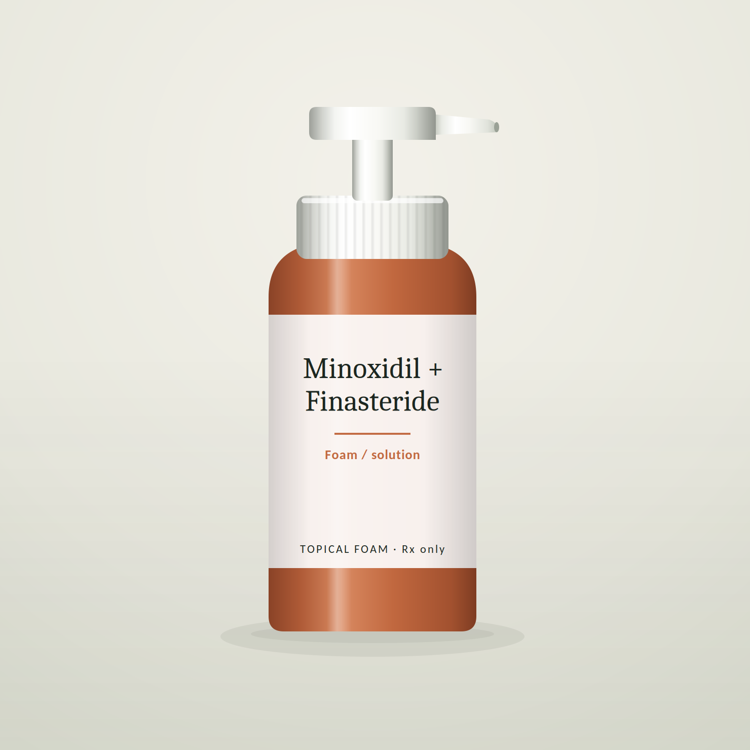 Minoxidil 5% + Finasteride Topical — illustrative product render