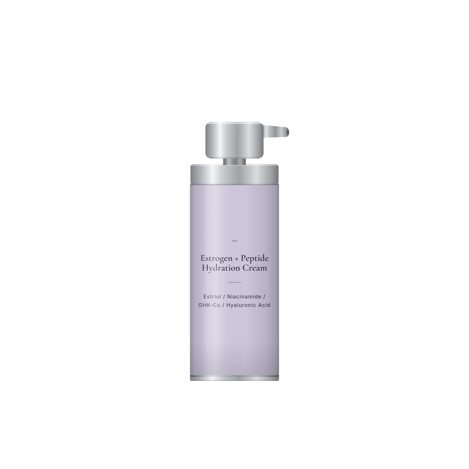 Estrogen + Peptide Hydration Cream — illustrative product render