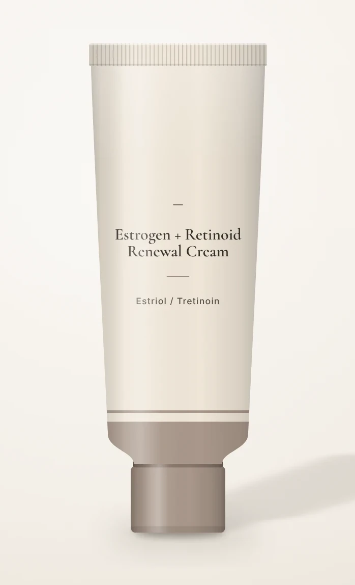 Estrogen + Retinoid Renewal Cream — illustrative product render